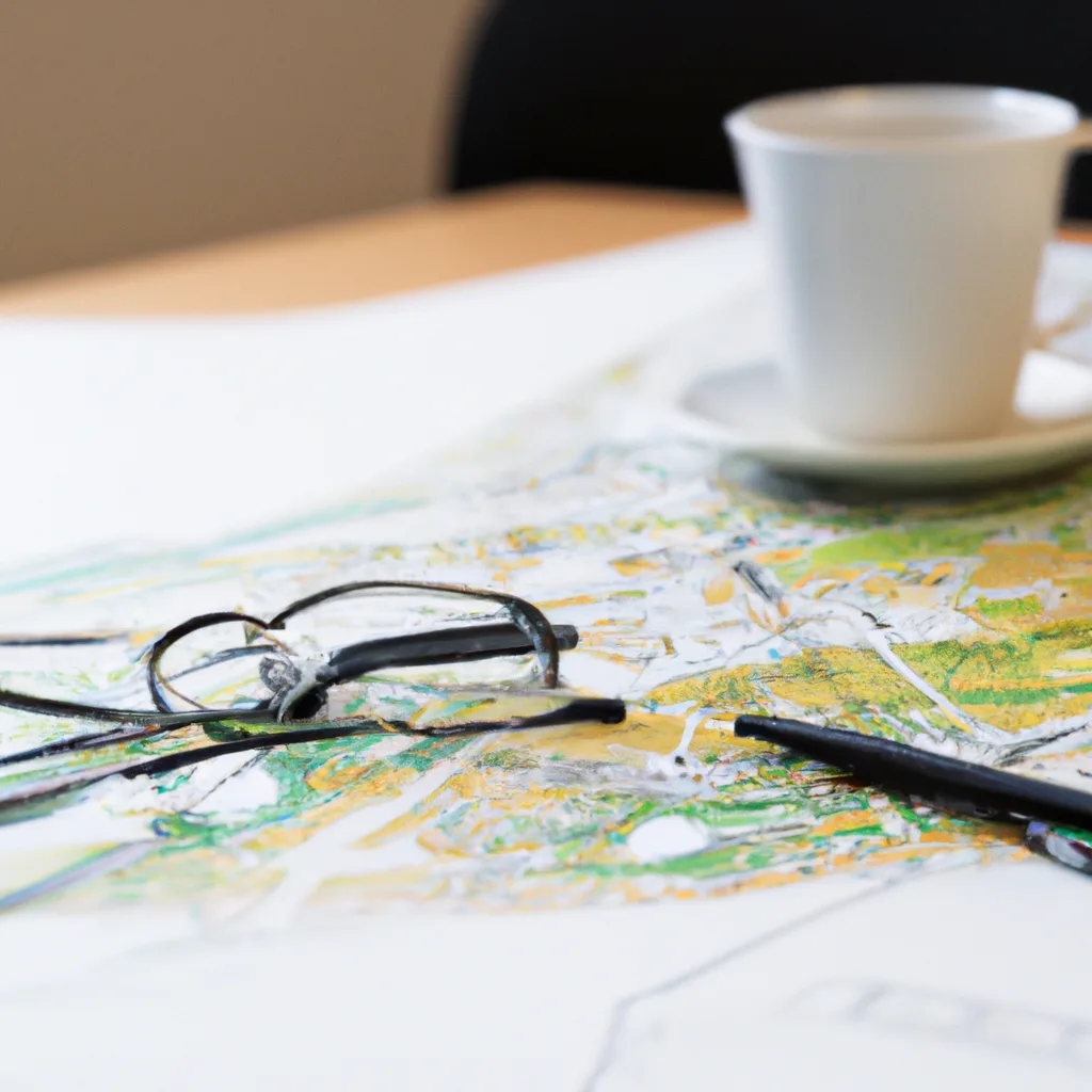 Zoning map for Virginia land development